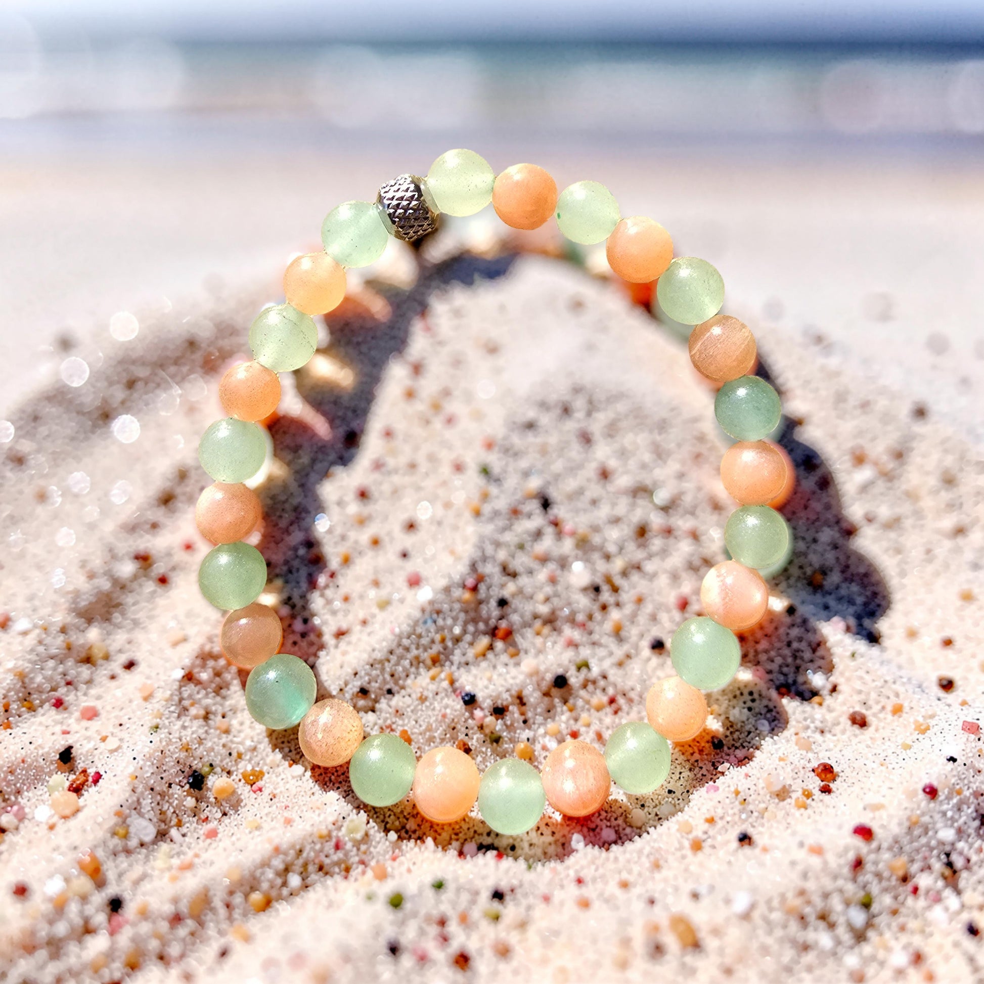 Bracelet Soleil Doré – Pierre du Soleil & Aventurine