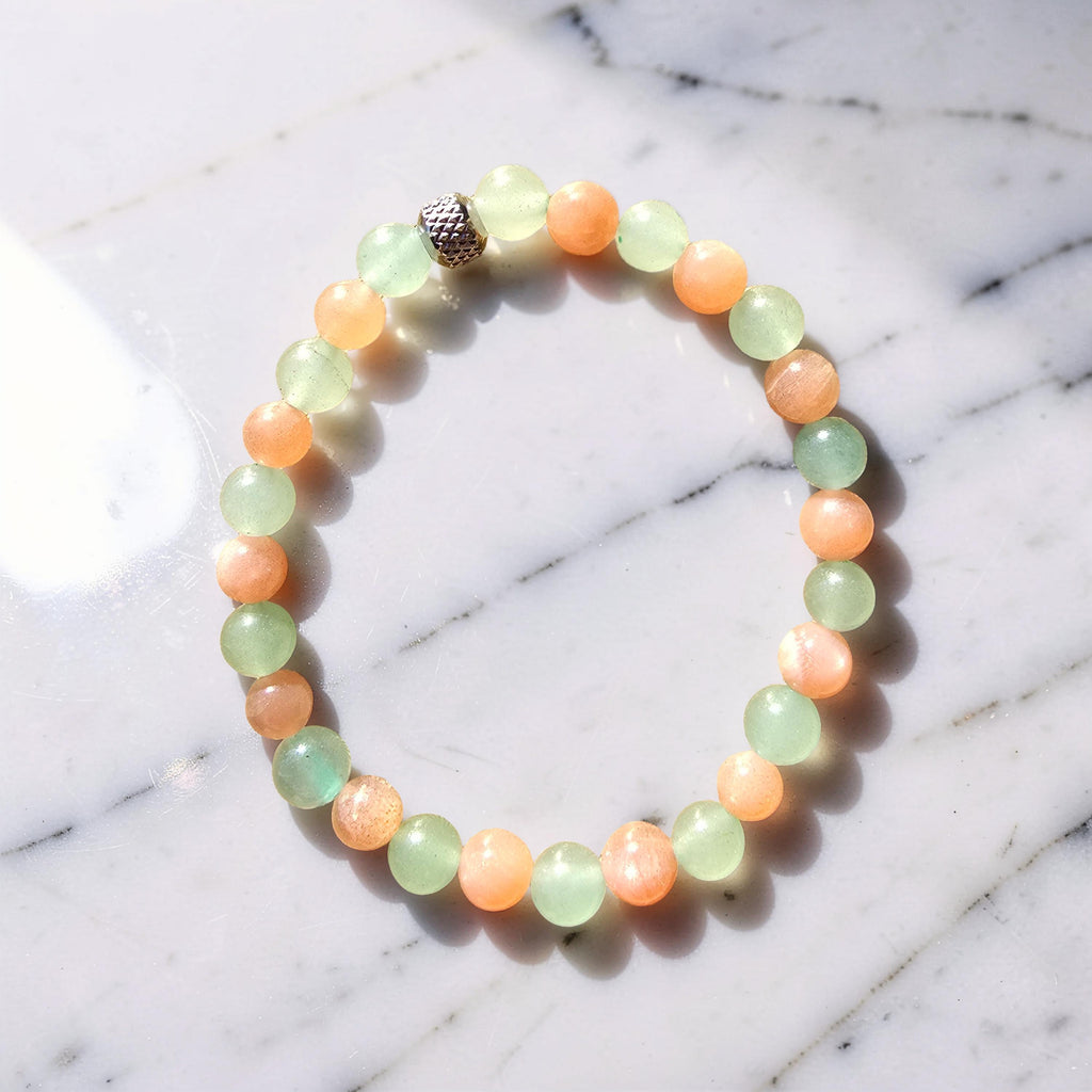 Bracelet Soleil Doré – Pierre du Soleil & Aventurine