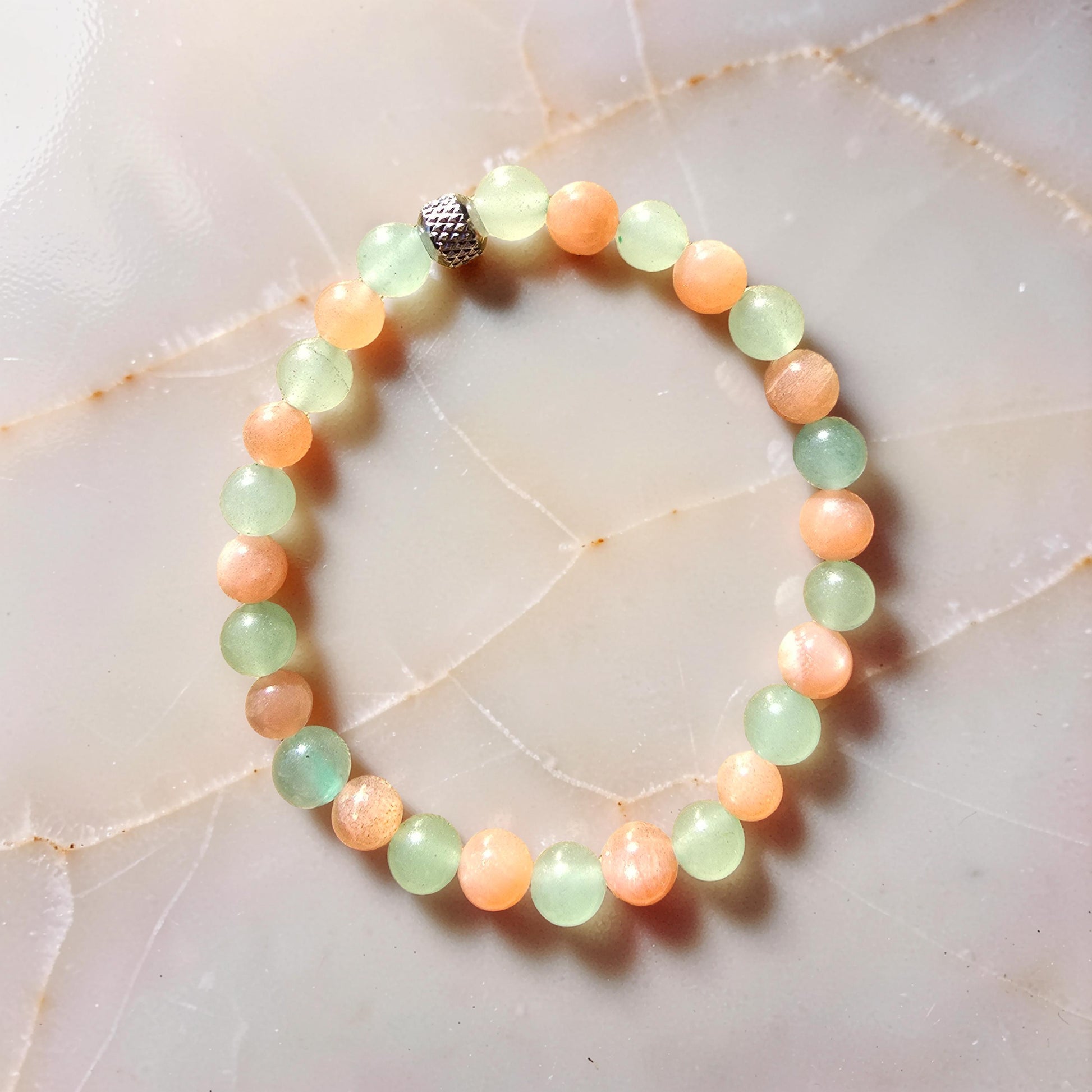 Bracelet Soleil Doré – Pierre du Soleil & Aventurine