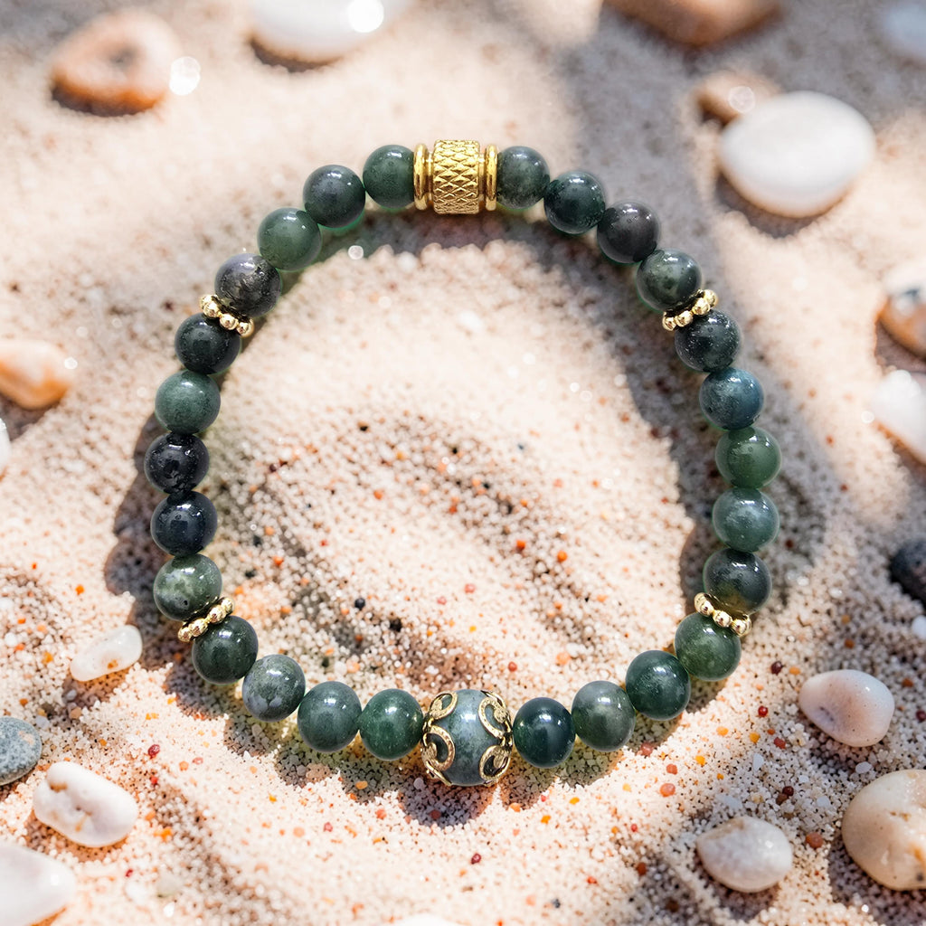 SYLVIA – Bracelet Agate Mousse