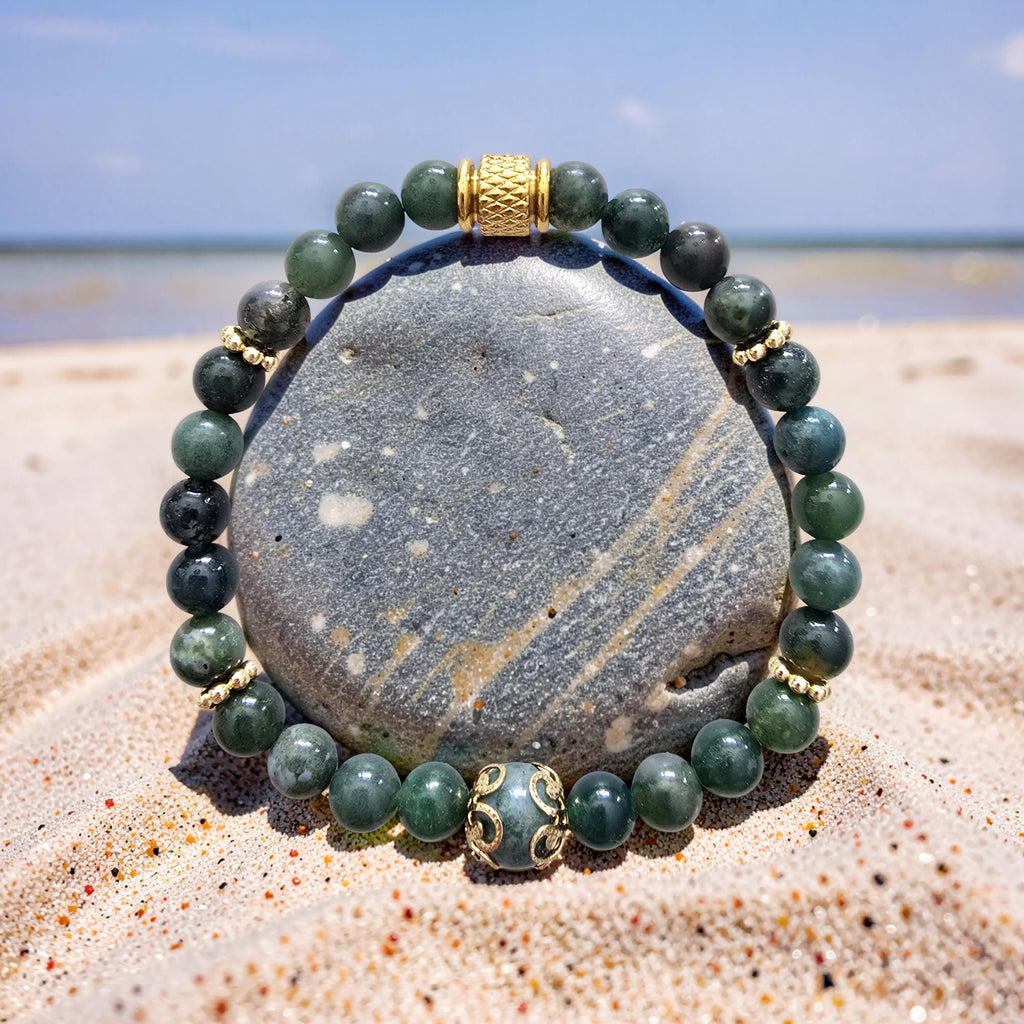 SYLVIA – Bracelet Agate Mousse