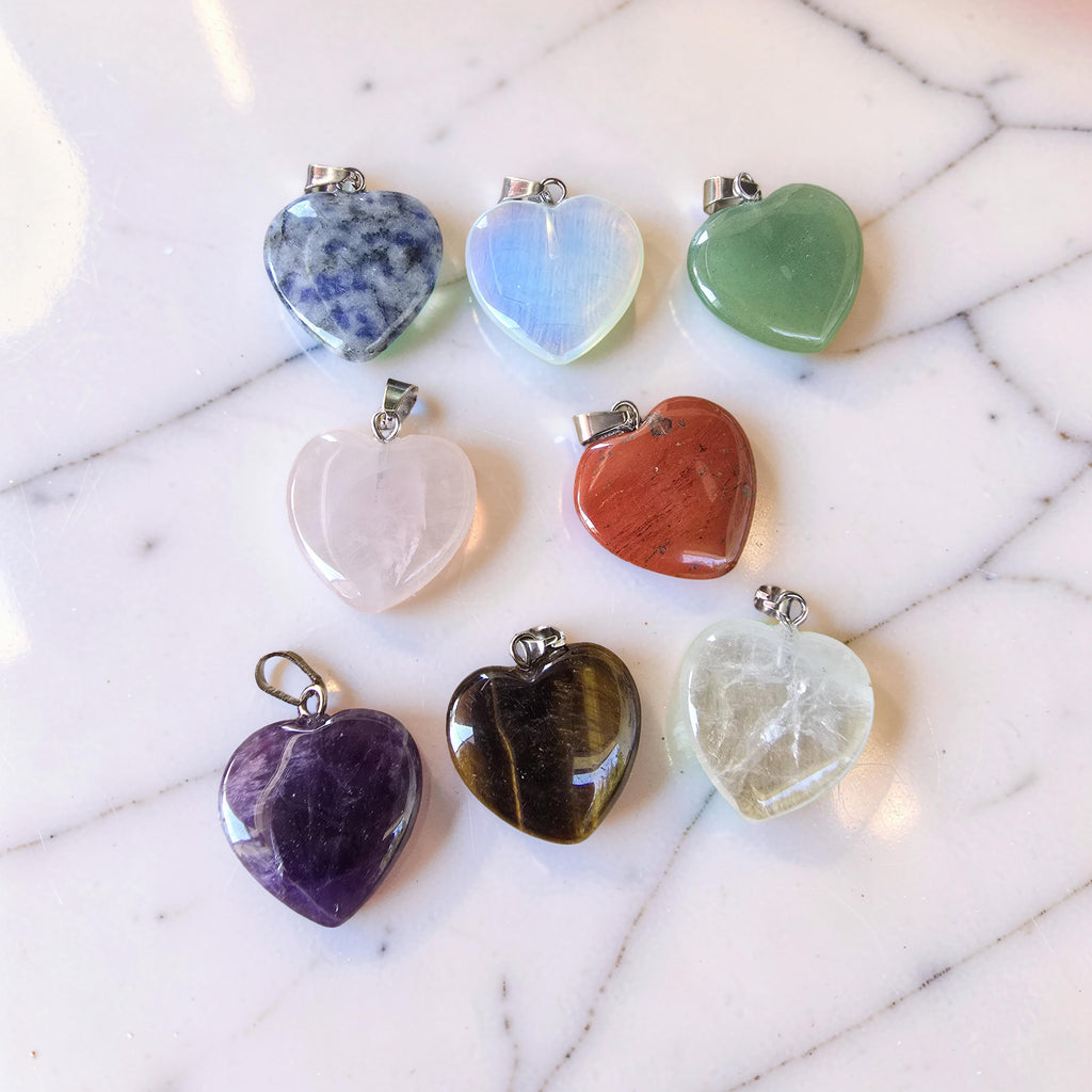Pendentif Pierre Naturelle au Choix – Forme & Pierre Personnalisées