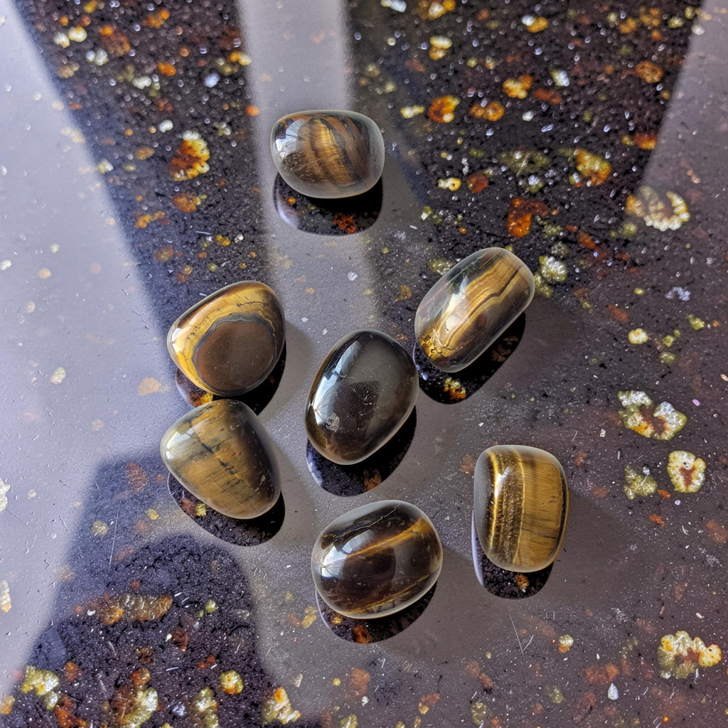 Pierre Roulée Œil de Tigre – 1,5 à 2,5 cm – Pierre Naturelle
