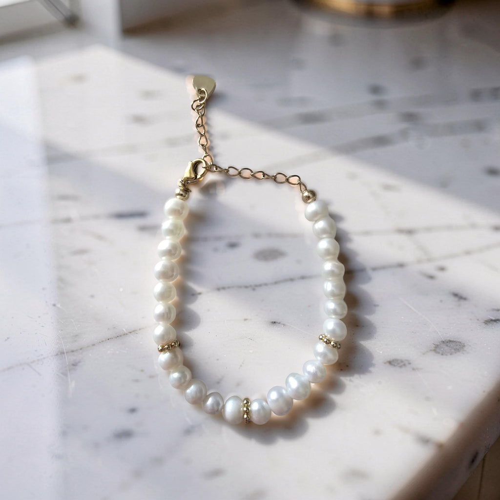 Bracelet Perles d'Eau Douce Naturelles – Douceur & Lumière