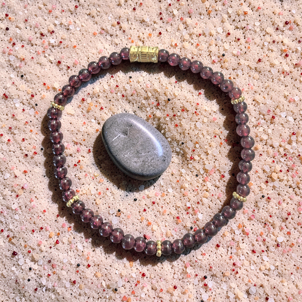 Bracelet Grenat – Braise de l’Âme & Feu Intérieur
