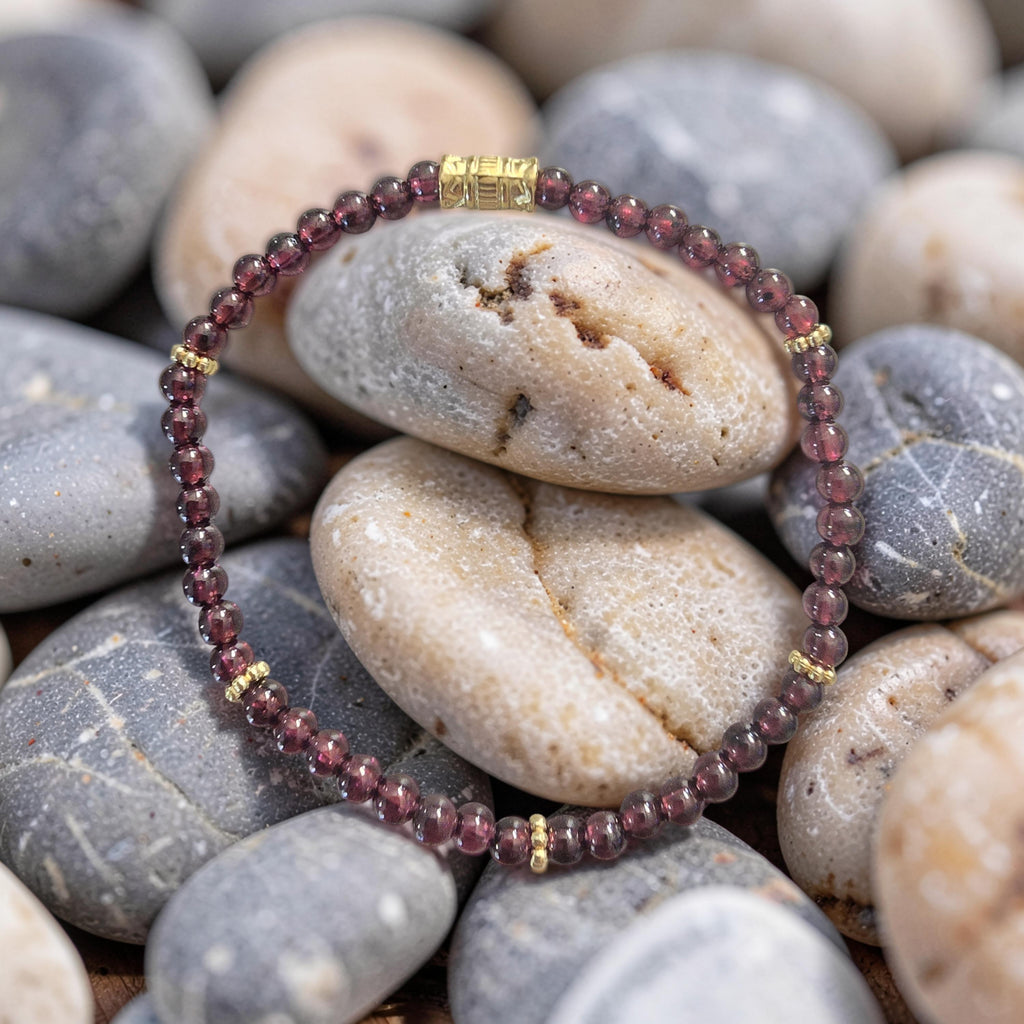 Bracelet Grenat – Braise de l’Âme & Feu Intérieur