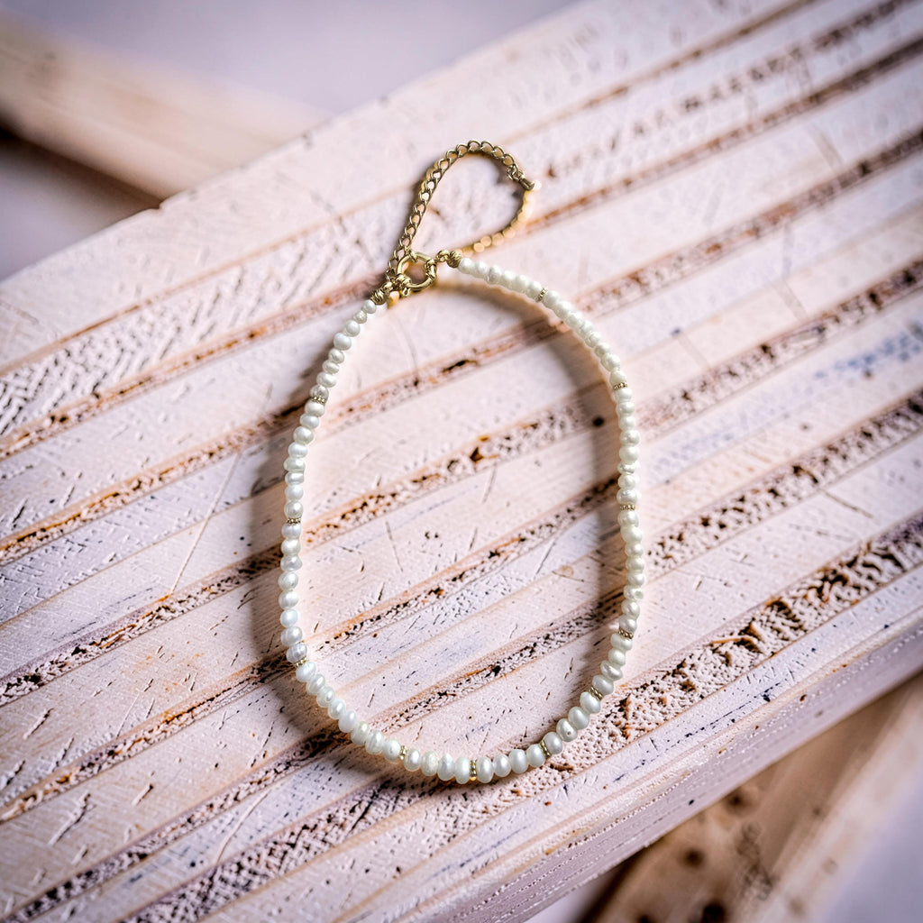 Collier Perle d'Eau Douce Véritable 4mm