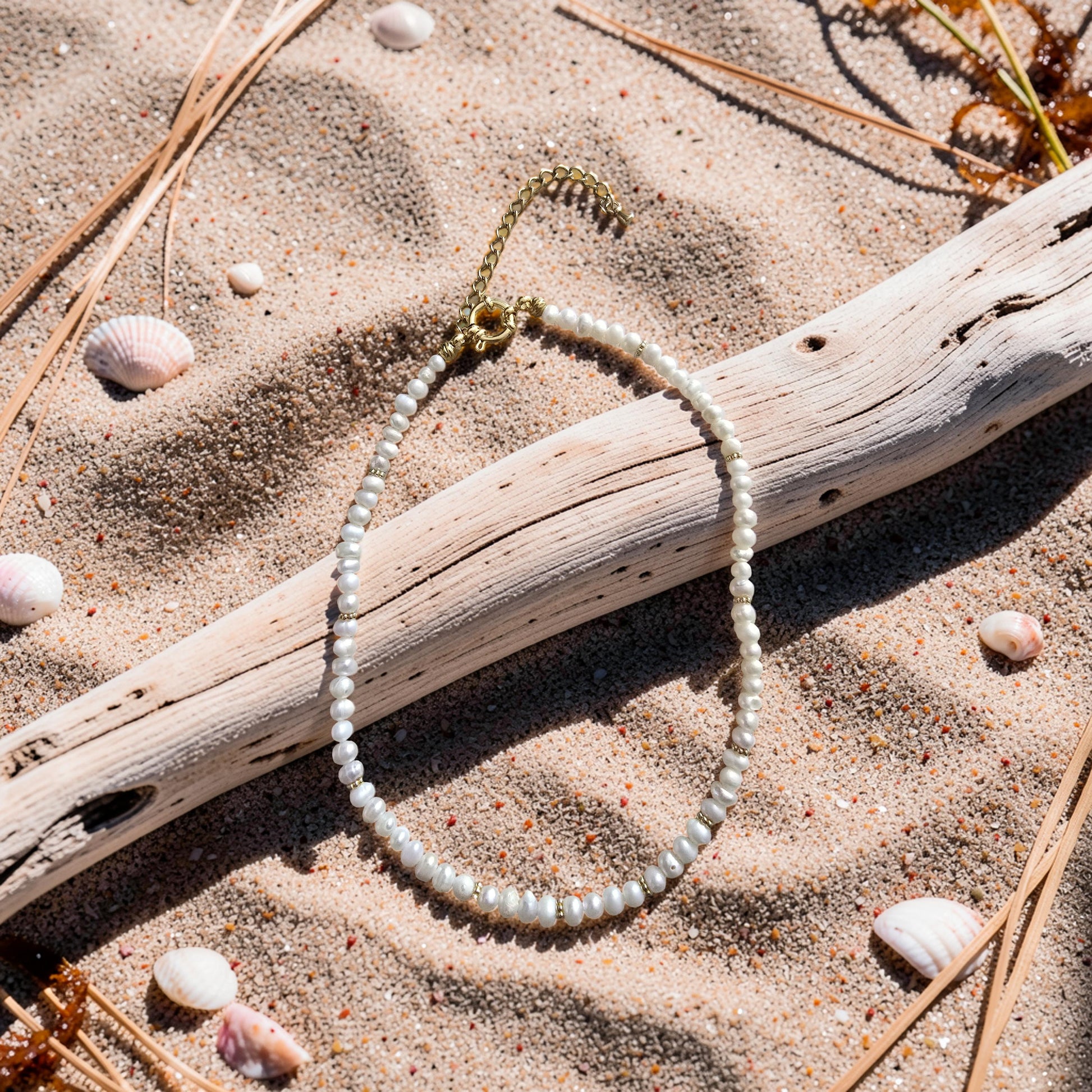 Collier Perle d'Eau Douce Véritable 4mm