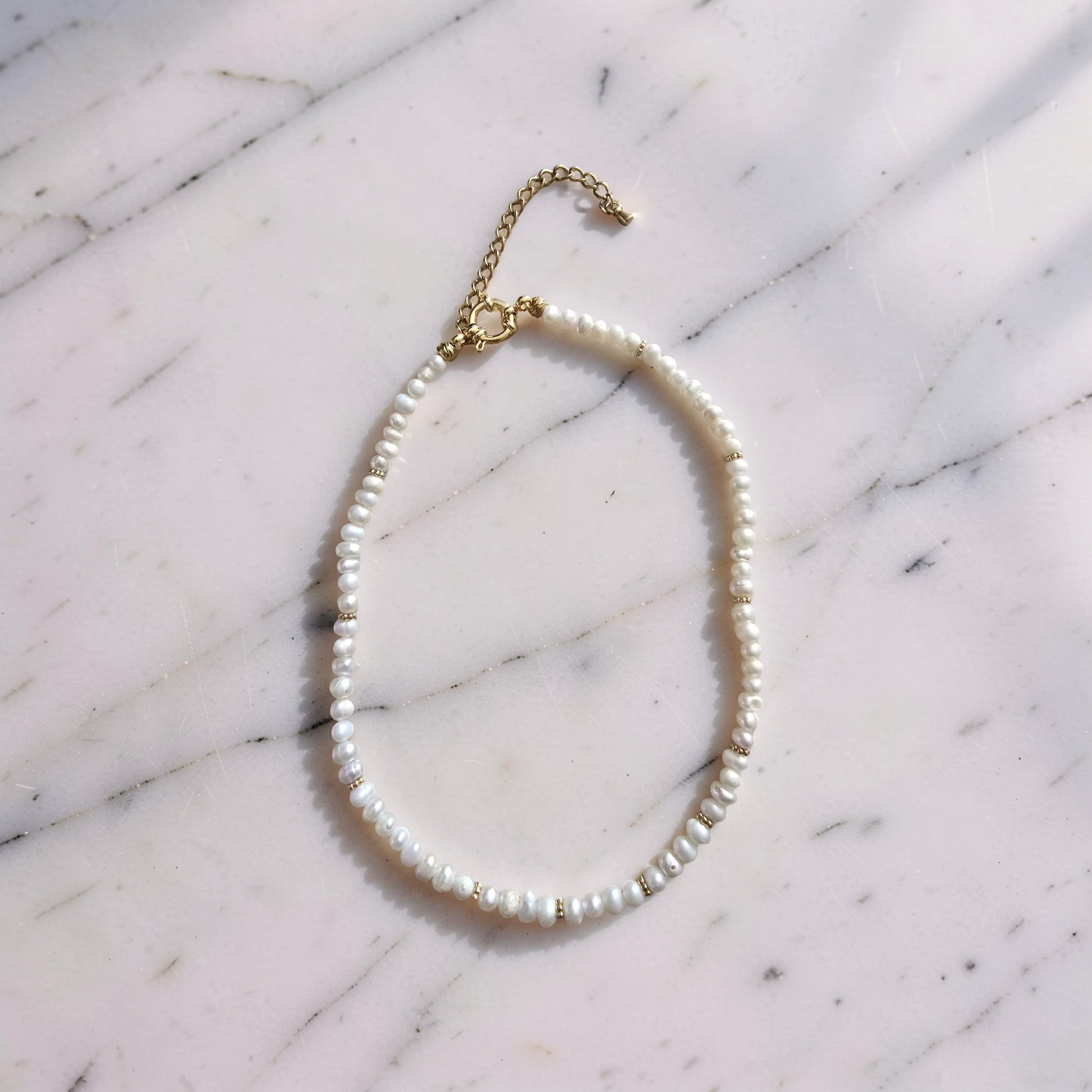 Collier Perle d'Eau Douce Véritable 4mm