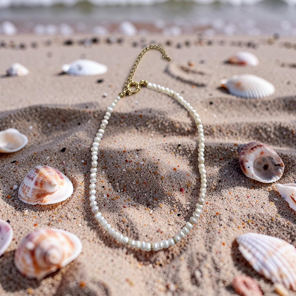 Collier Perle d'Eau Douce Véritable 4mm