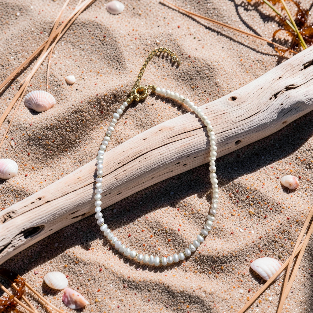 Collier Perle d'Eau Douce Véritable 4mm