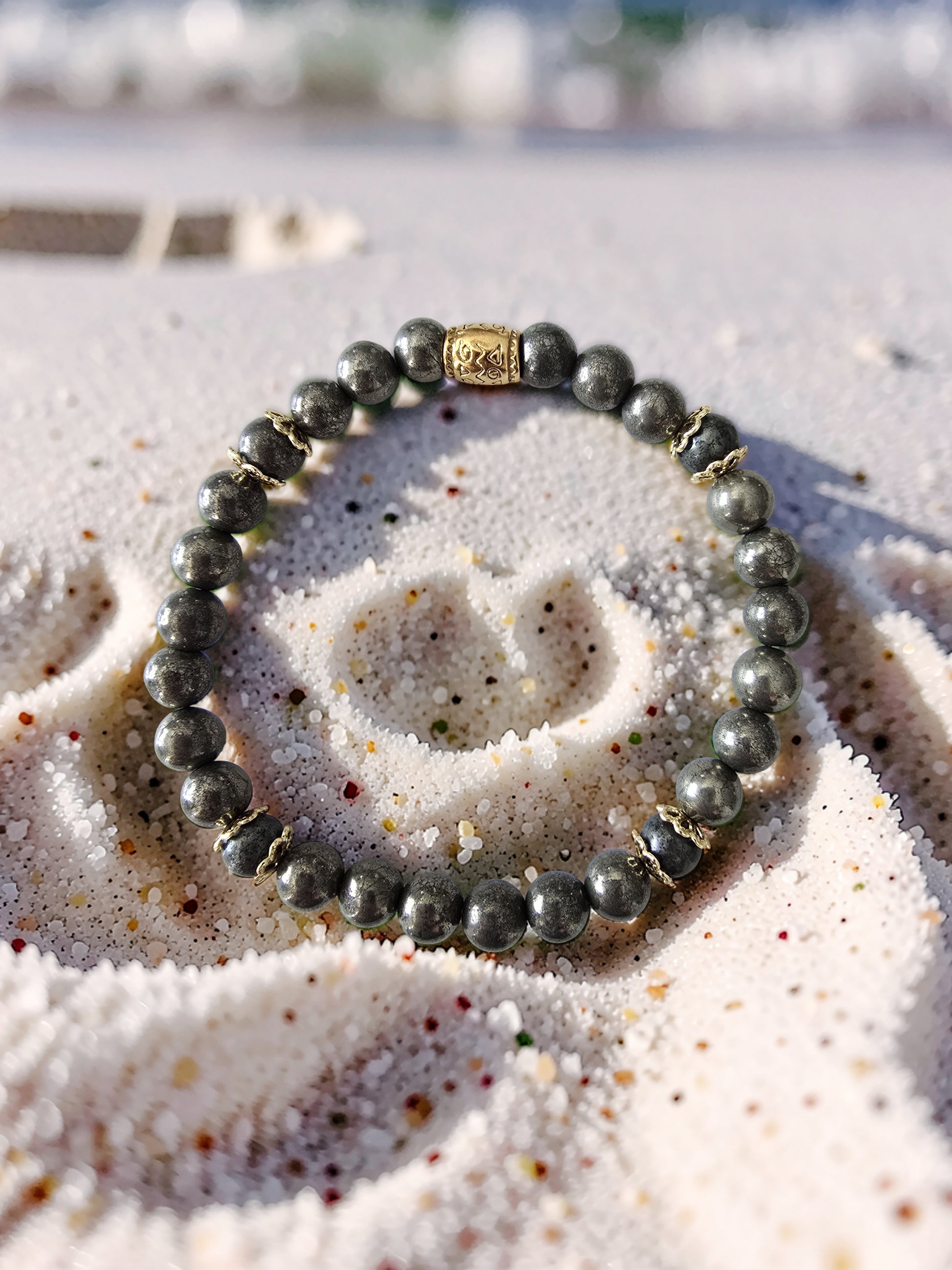 Bracelet Pyrite – Abondance, Protection & Confiance en Soi