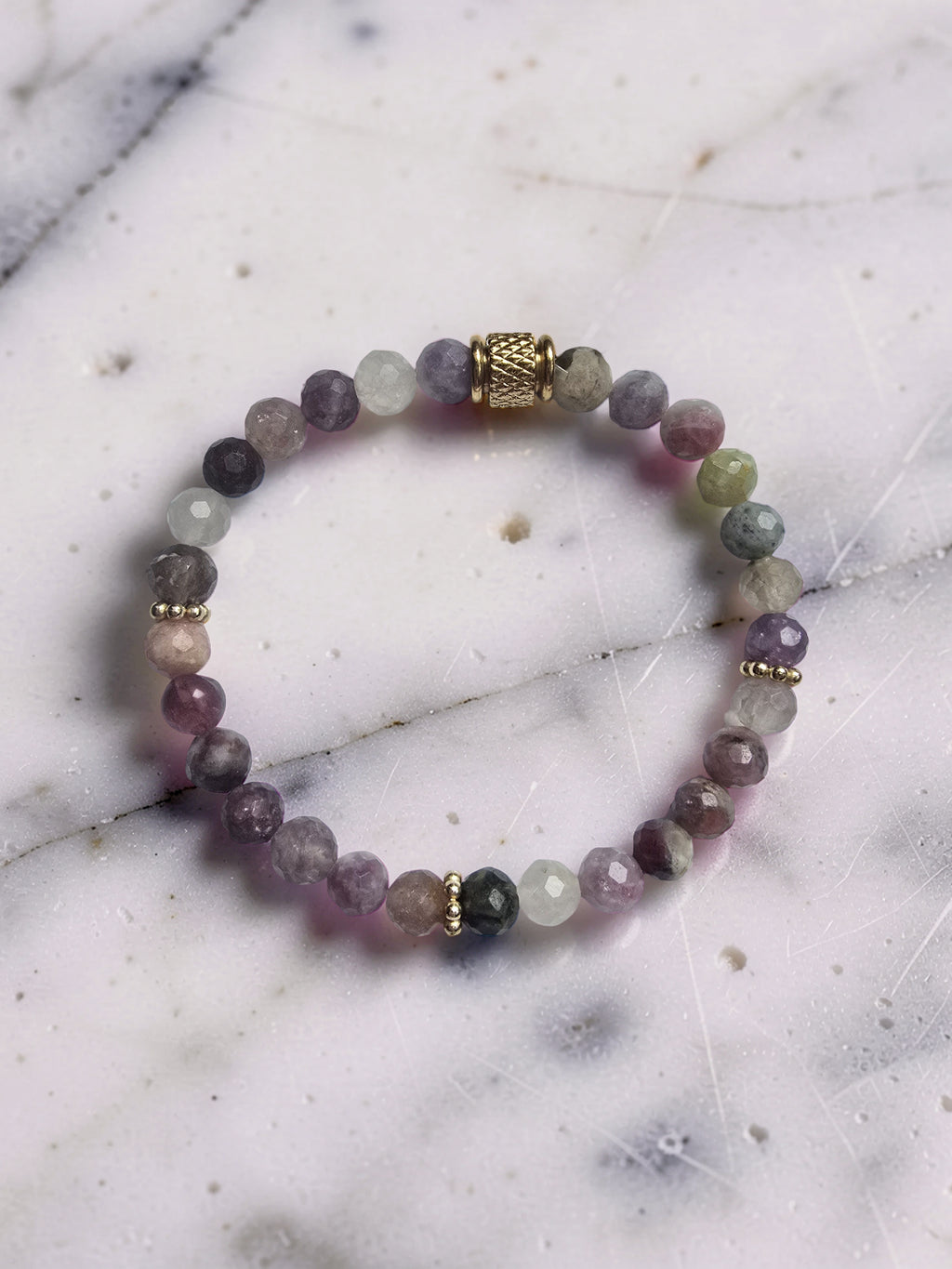 Bracelet Arc-en-Ciel – Tourmaline Colorée | Équilibre & Joie de Vivre