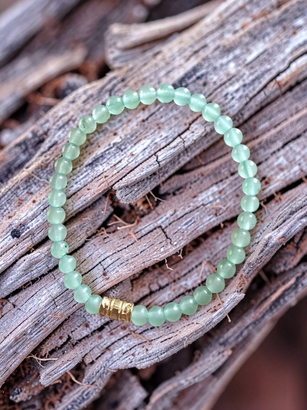 Bracelet Sylva – Aventurine Verte | Chance, Abondance & Renouveau | Or et Âme Bijoux