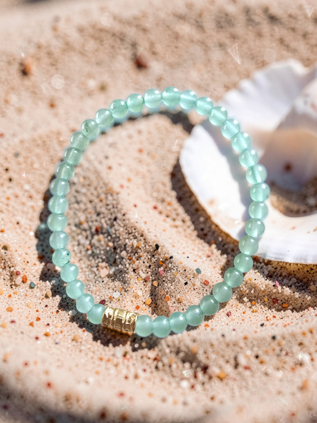 Bracelet Sylva – Aventurine Verte | Chance, Abondance & Renouveau | Or et Âme Bijoux