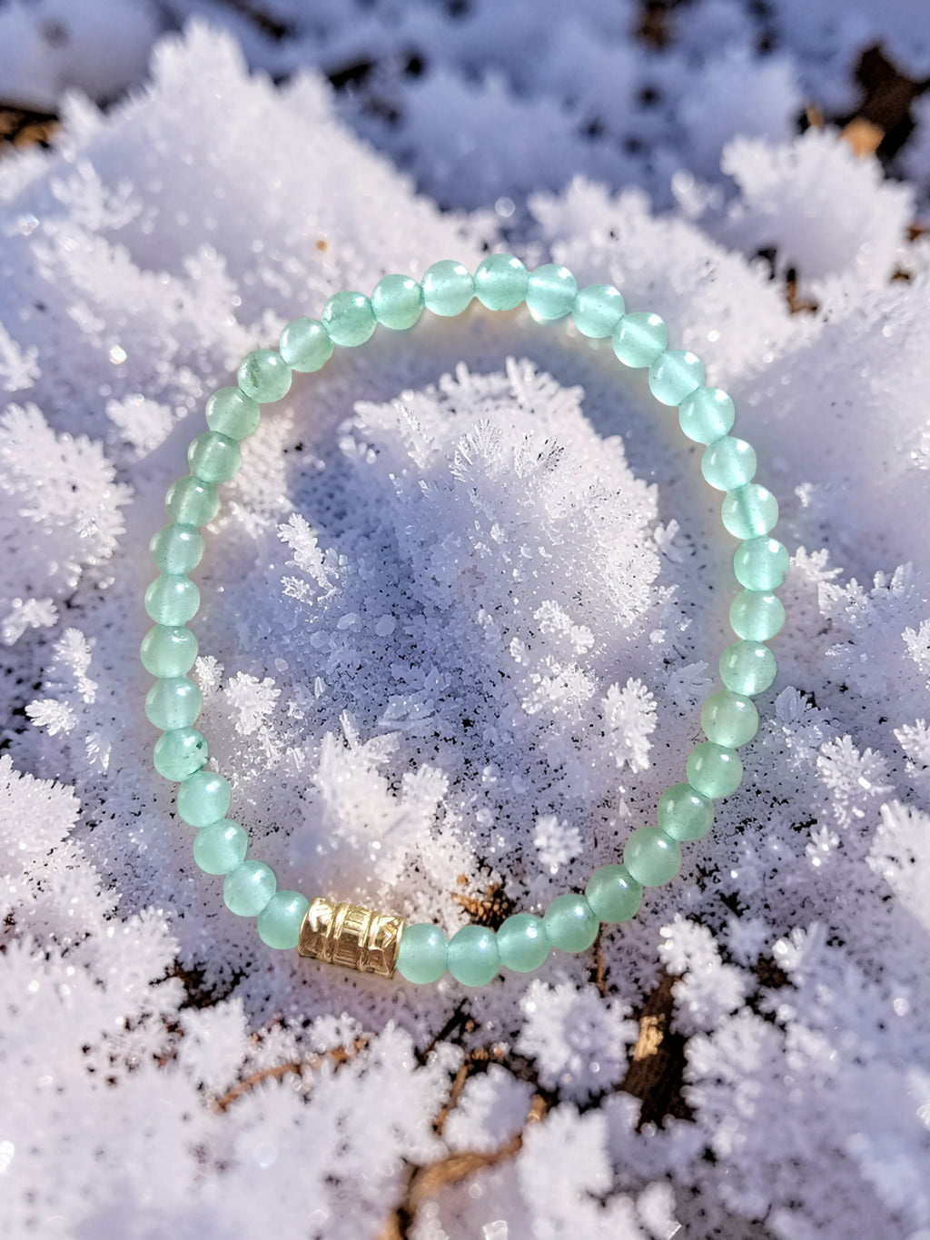 Bracelet Sylva – Aventurine Verte | Chance, Abondance & Renouveau | Or et Âme Bijoux