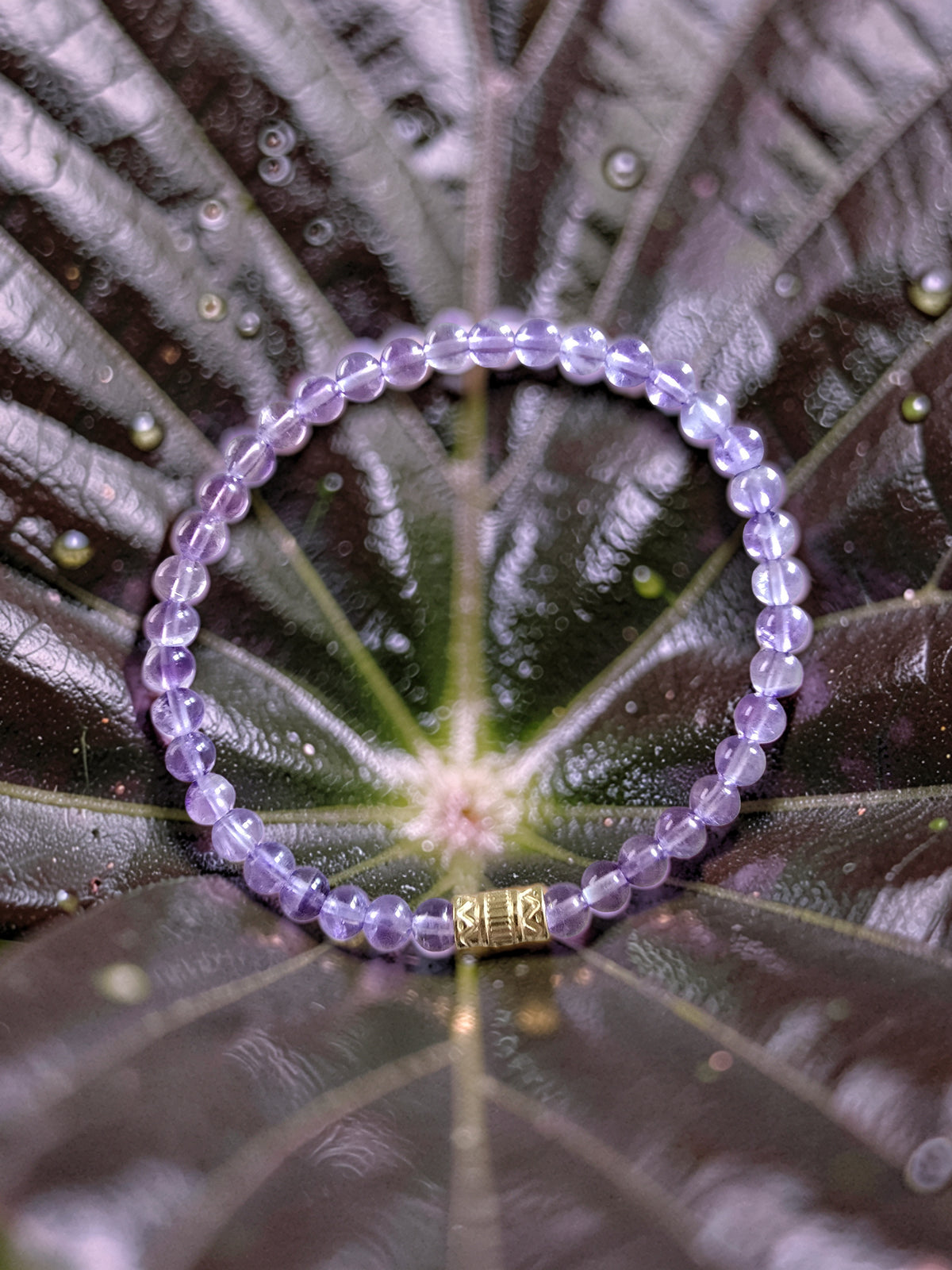 Bracelet Luna – Améthyste Pure | Intuition, Apaisement & Éveil Spirituel | Or et Âme Bijoux