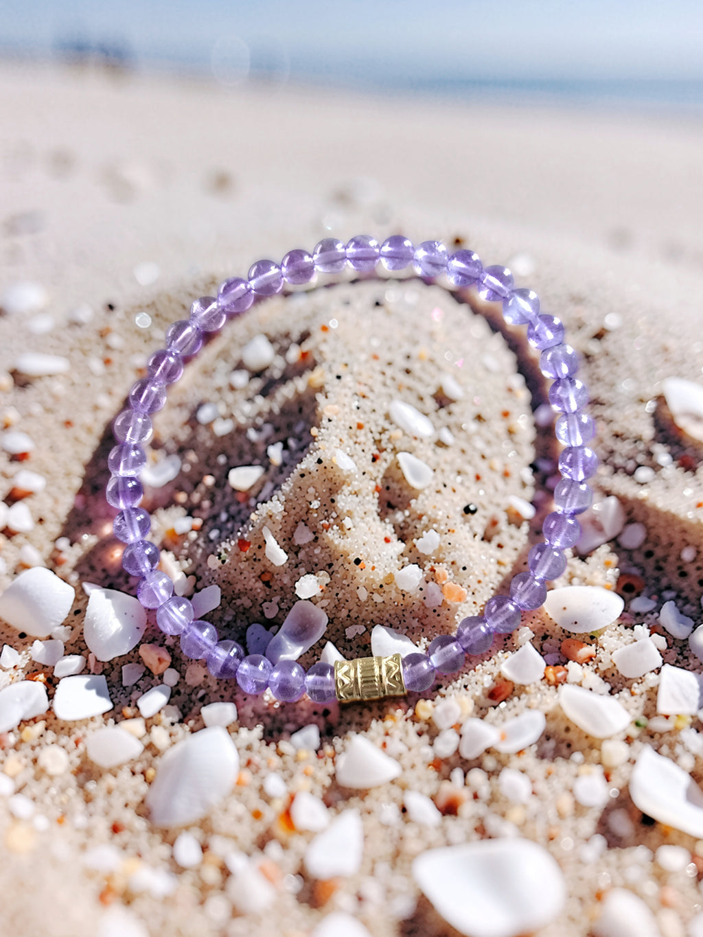 Bracelet Luna – Améthyste Pure | Intuition, Apaisement & Éveil Spirituel | Or et Âme Bijoux
