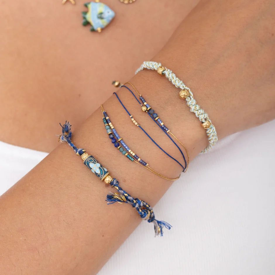 Bracelet Shena – Multirang Pierres Naturelles & Perles Rocailles