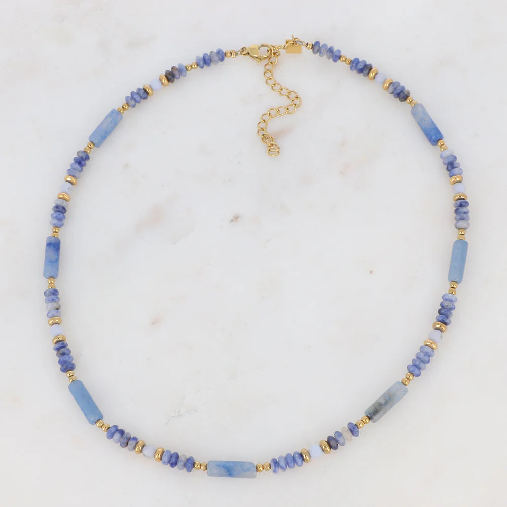 Collier Méril – Pierres Naturelles